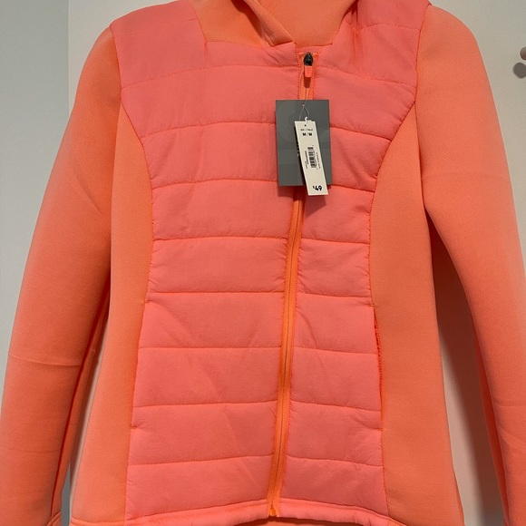 Brand New Joe Fresh fitted active wear jacket. Size Medium. Neon orange - Picture 1 of 3